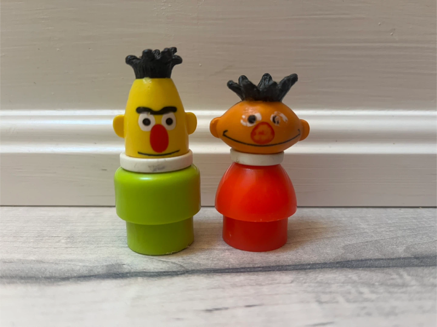 Vintage Fisher-Price Sesame Street Ernie and Bert Figures