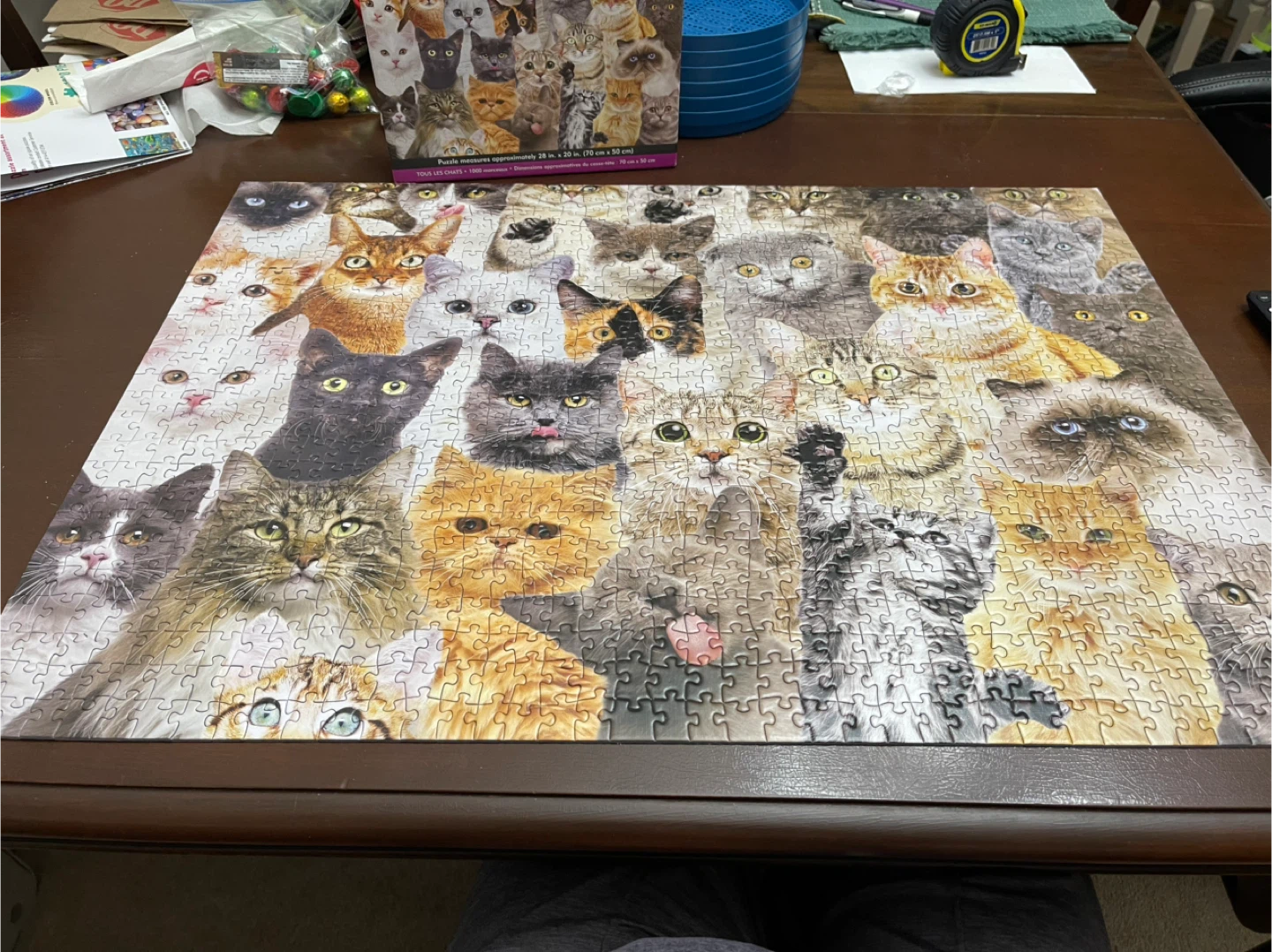 Peter Pauper Press 1000-Piece Cat Puzzle - photo 2