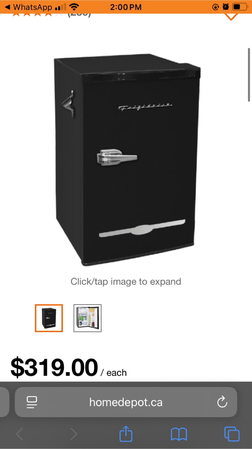 Frigidaire Compact Mini Fridge - Black - photo 2