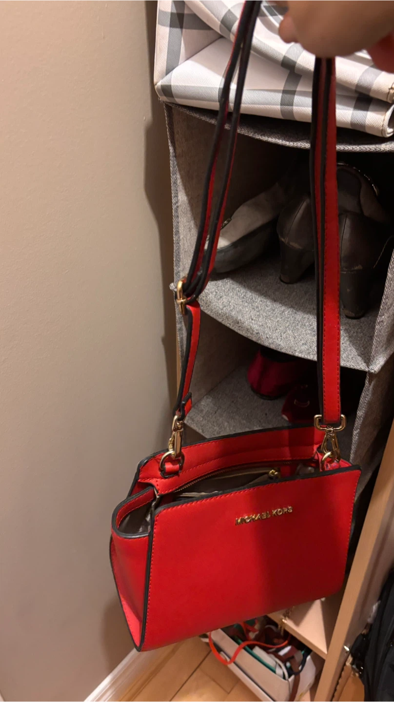 Michael Kors Red Satchel Bag - photo 3