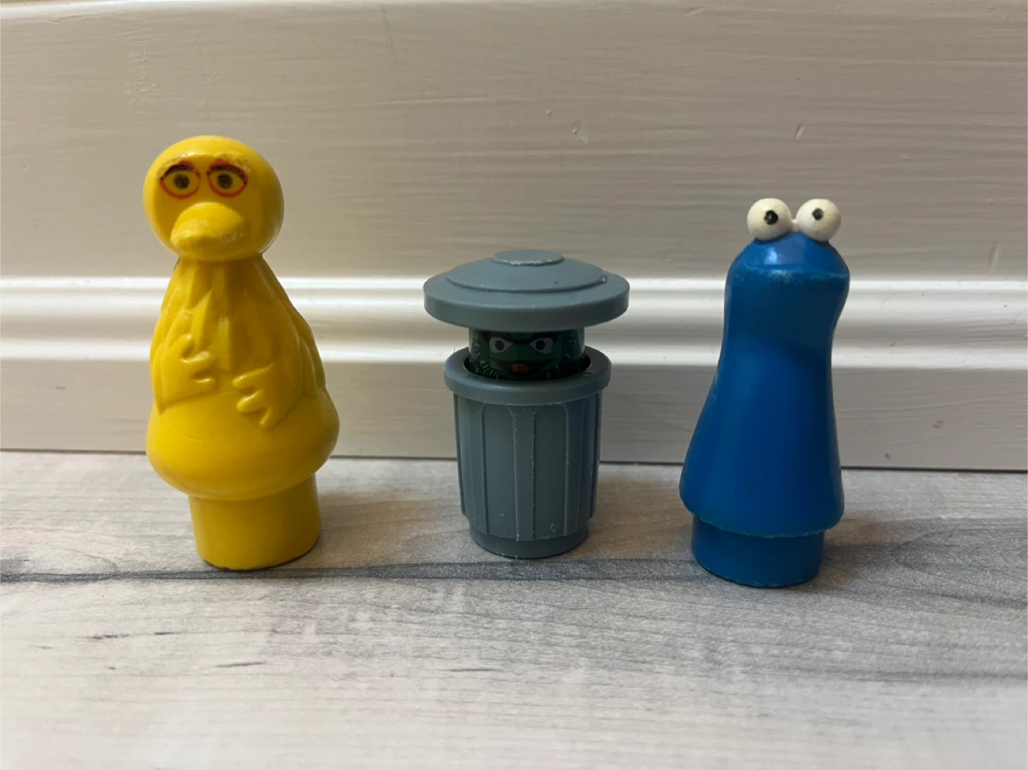 Set of 3 Vintage Fisher-Price Sesame Street