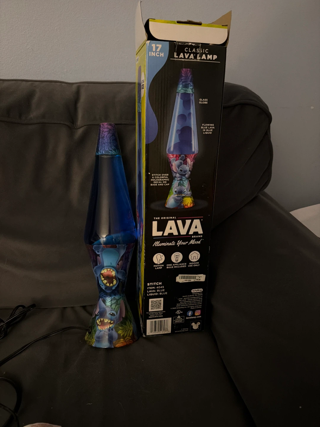 Lava Brand 17 Inch Stitch Lava Lamp