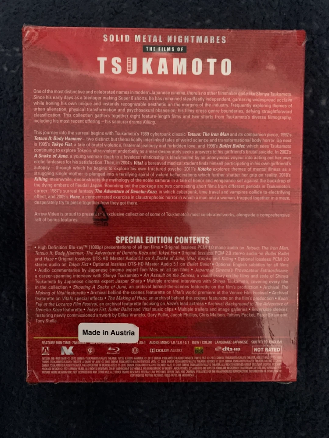 Solid Metal Nightmares: The Films of Shinya Tsukamoto Blu Ray - photo 2