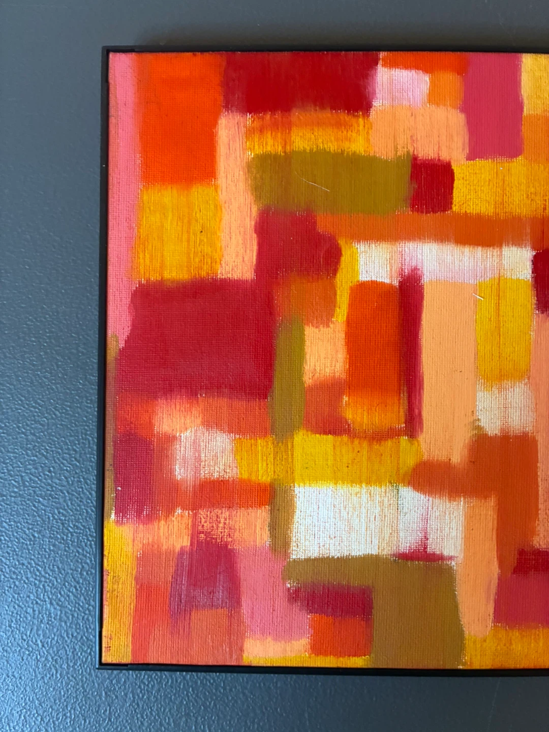 Abstract Painting with Black Frame - photo 5