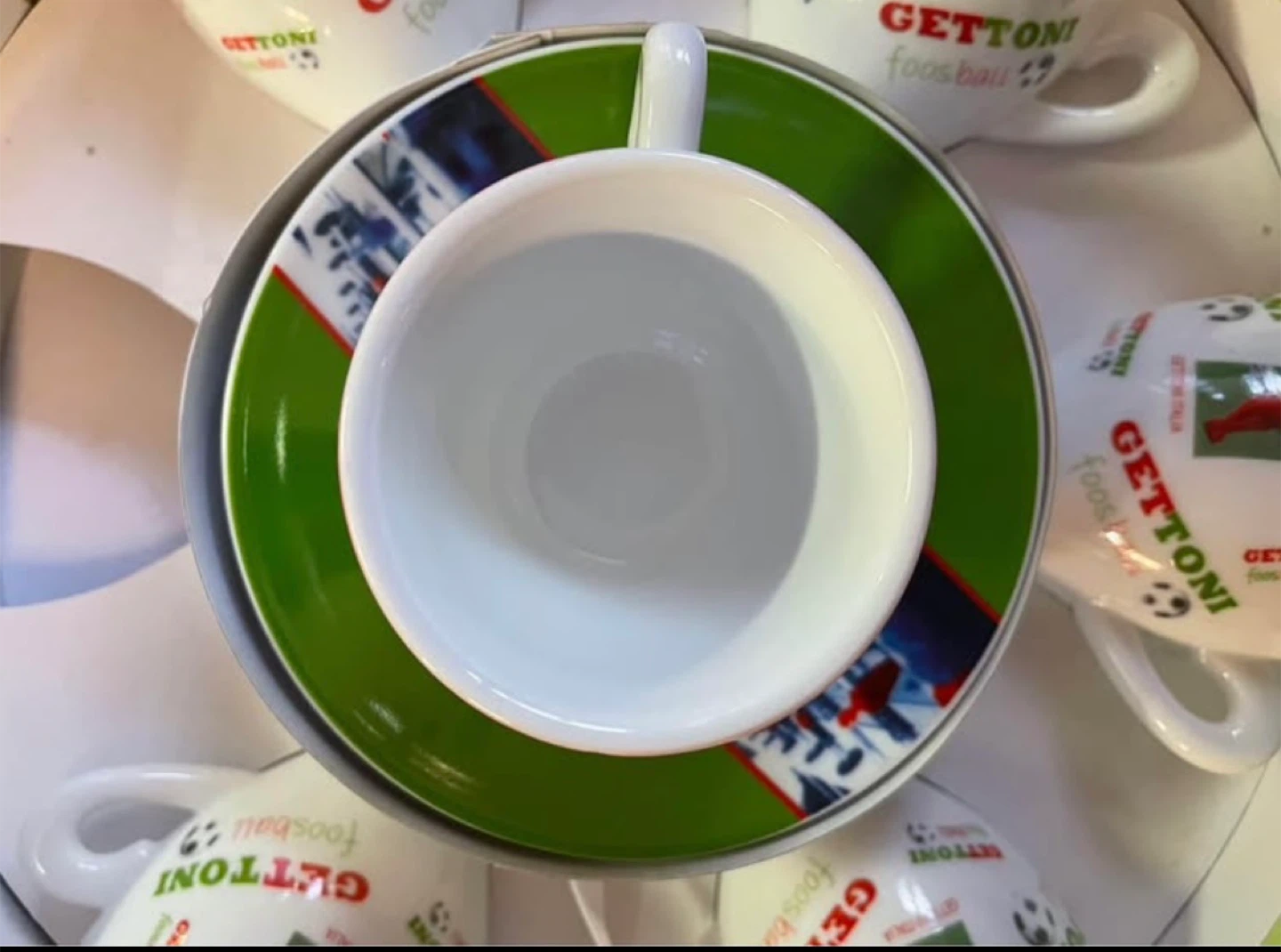 Gettoni Football Espresso Cups & Saucers Set - photo 2