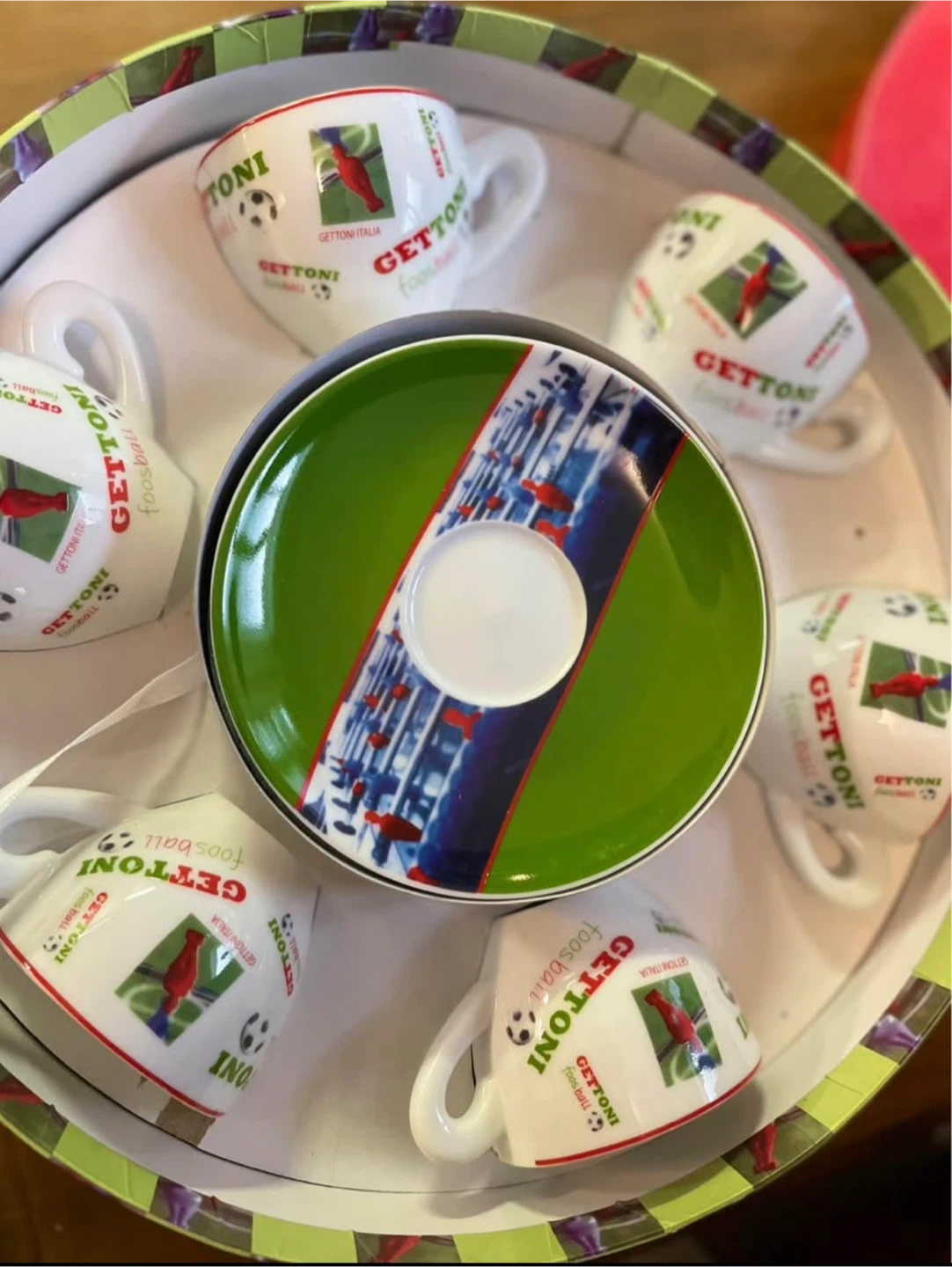 Gettoni Football Espresso Cups & Saucers Set - photo 4