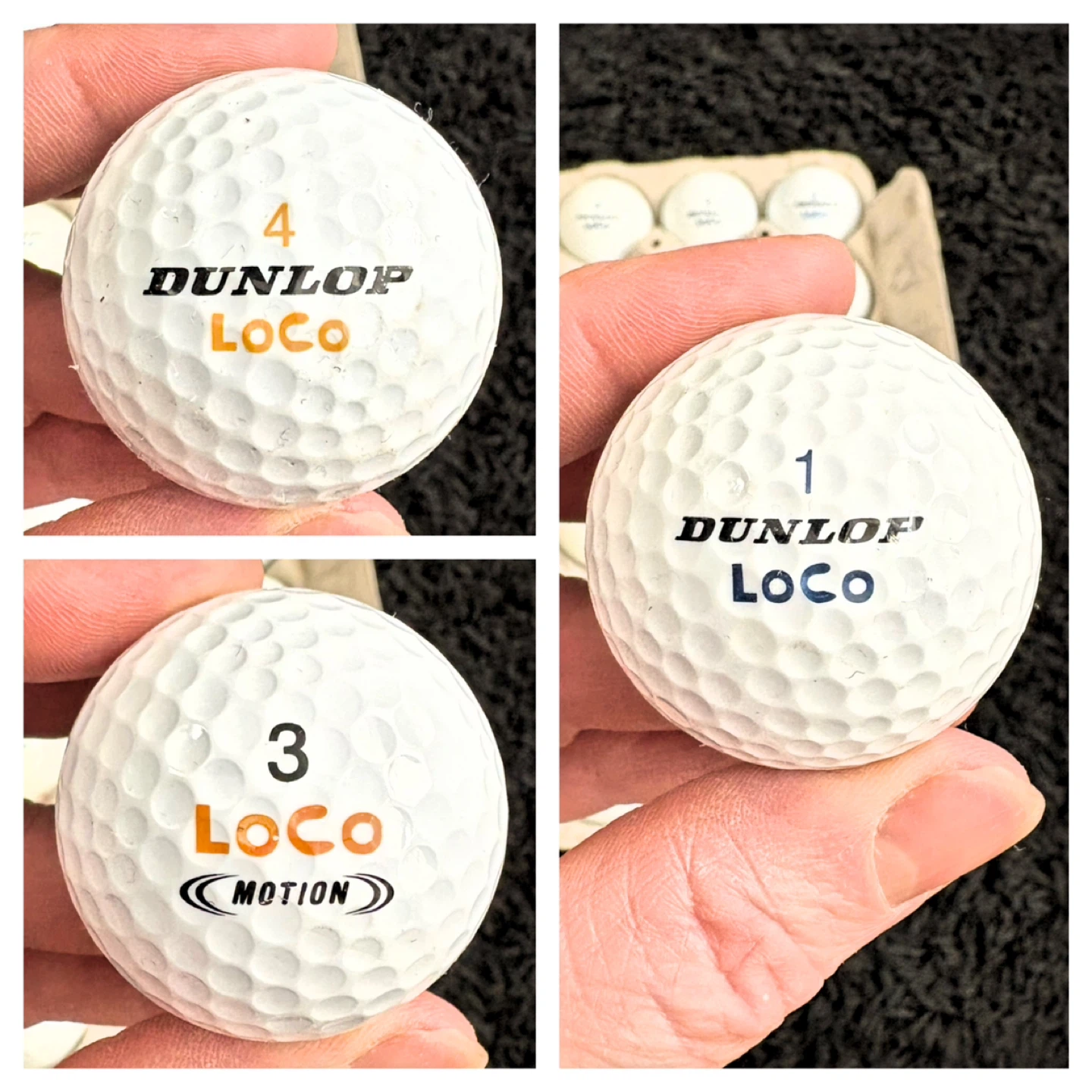 18 Dunlop LoCo Golf Balls - photo 3