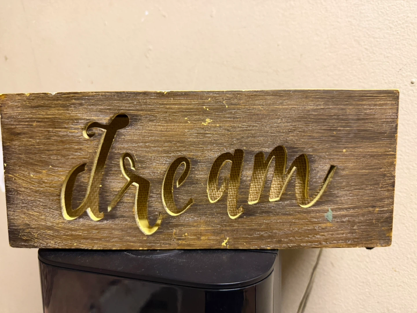 🥕Dream Light-Up Sign