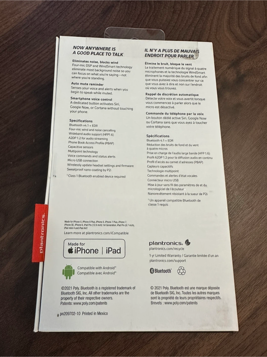 Plantronics Voyager 5200 Bluetooth Headset - New in box - photo 2