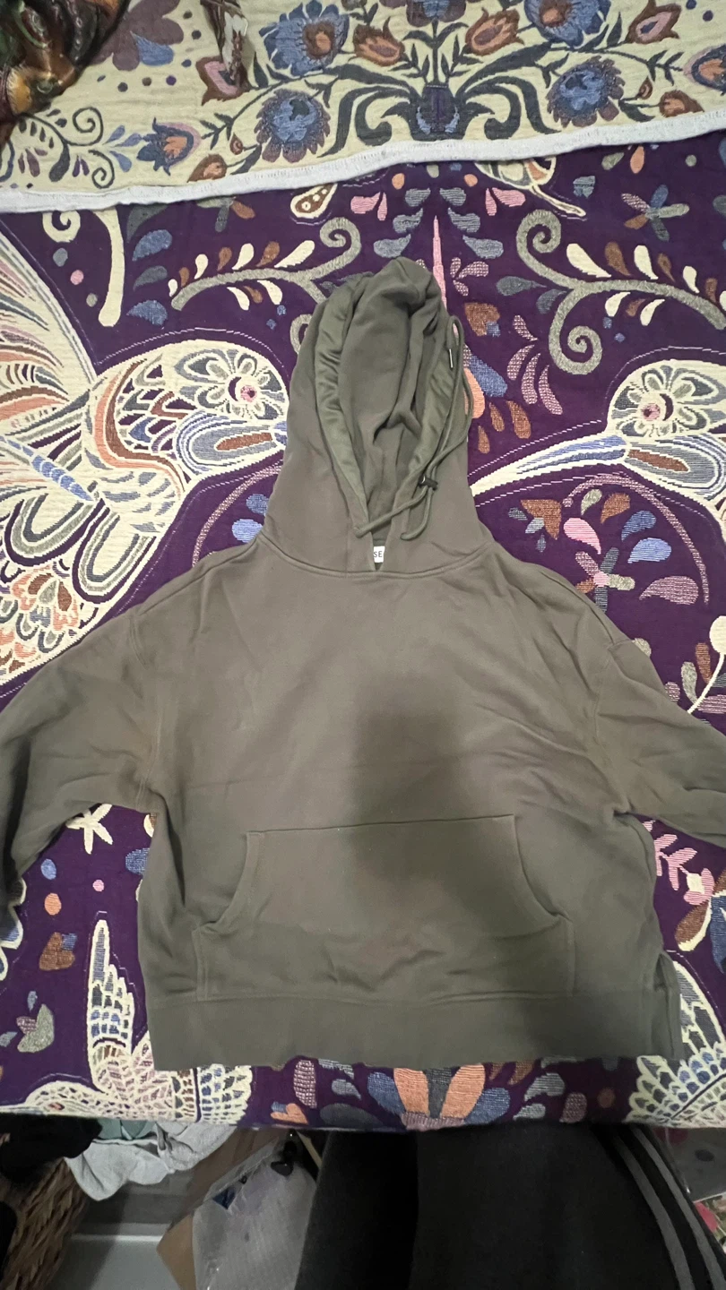 🥕 The Base XS Olive Green Hoodie