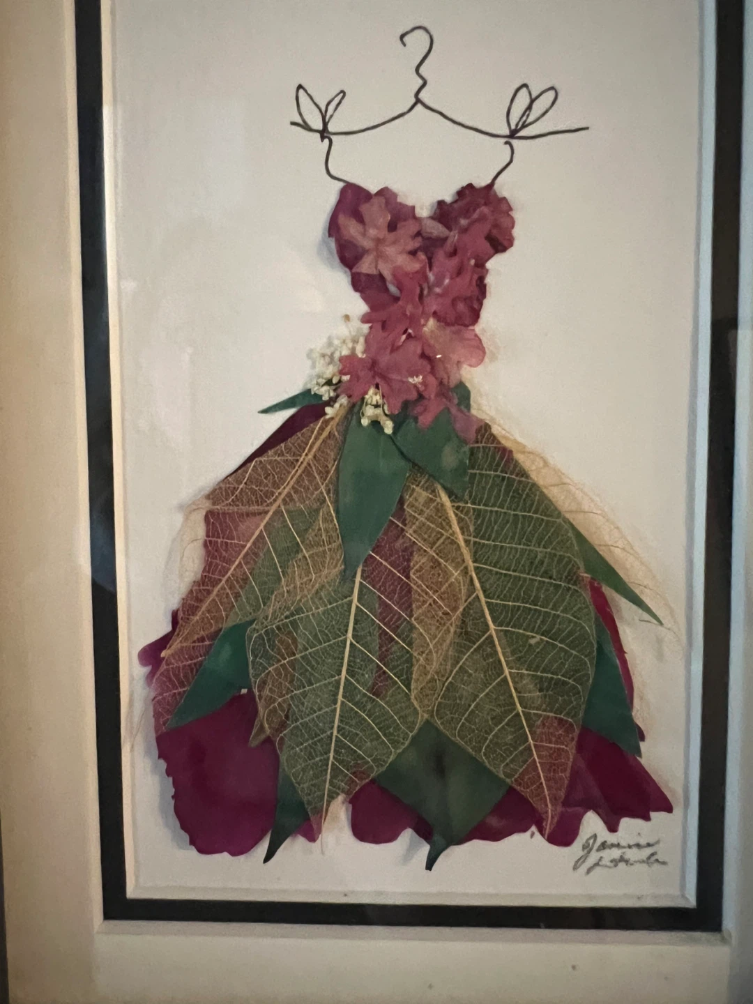 Framed Pressed Flower Art - photo 2