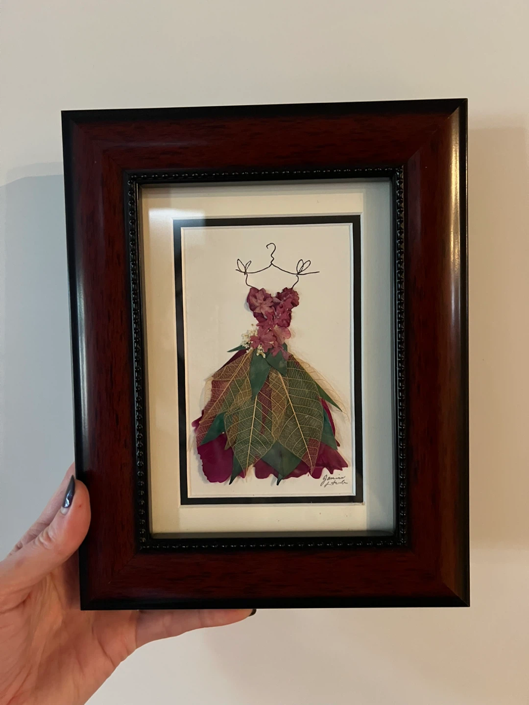 Framed Pressed Flower Art