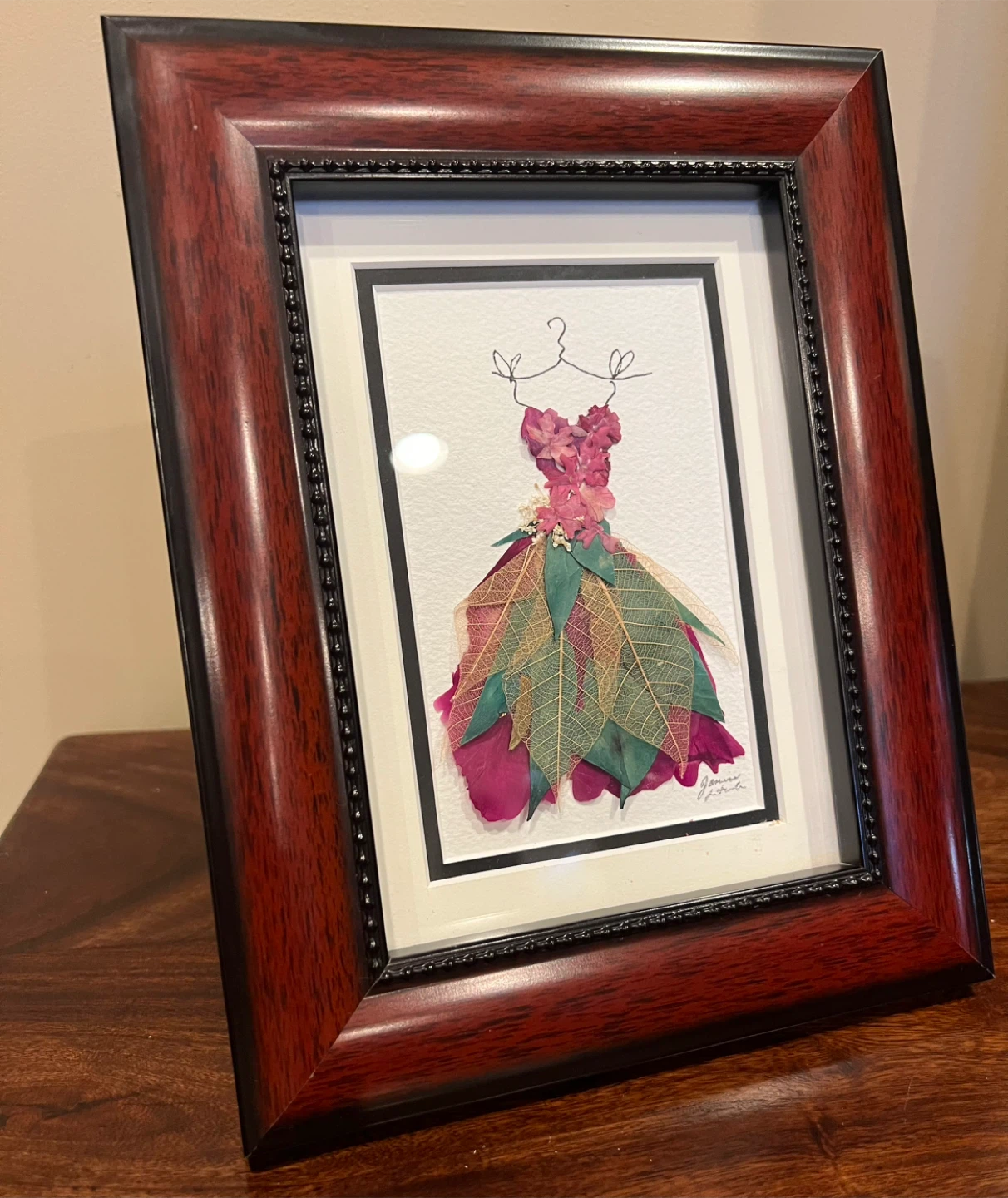 Framed Pressed Flower Art - photo 5