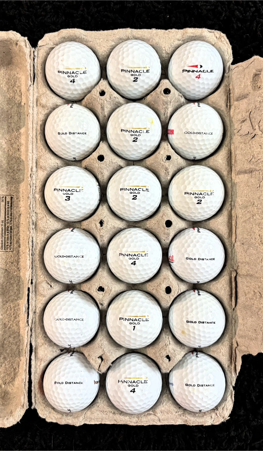 18 Pinnacle Gold Distance Golf Balls - photo 2