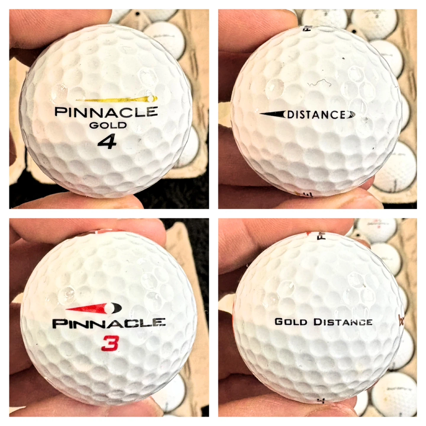 18 Pinnacle Gold Distance Golf Balls - photo 3