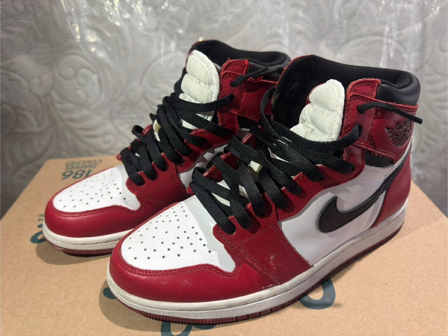 Nike Air Jordan 1 Red/White - Size 8.5
