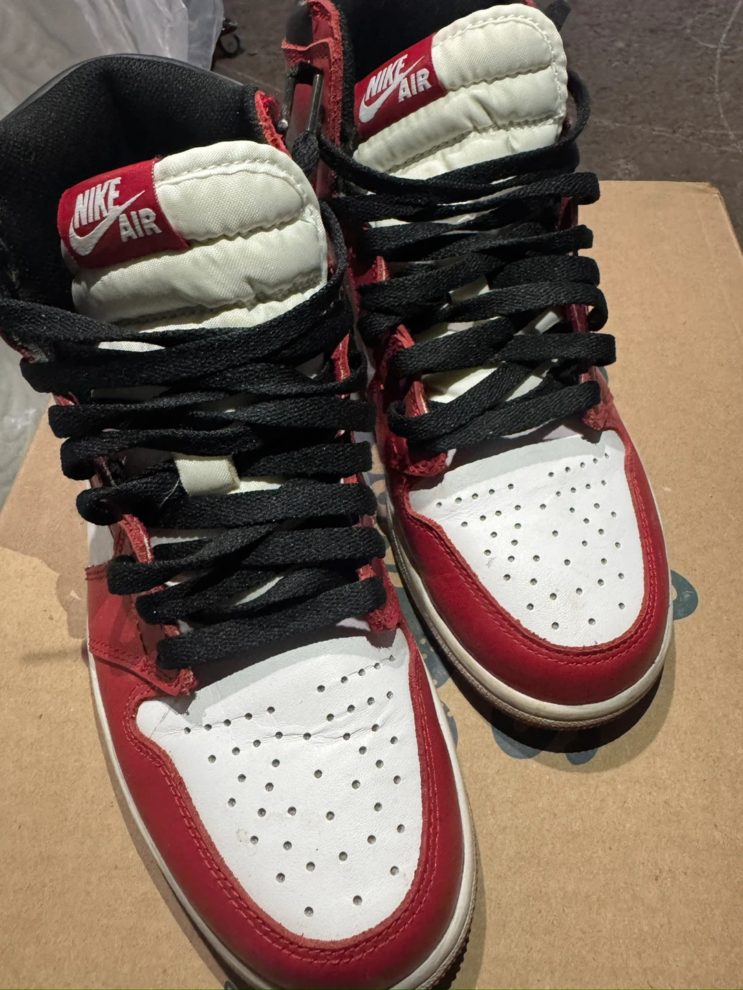 Nike Air Jordan 1 Red/White - Size 8.5 - photo 3