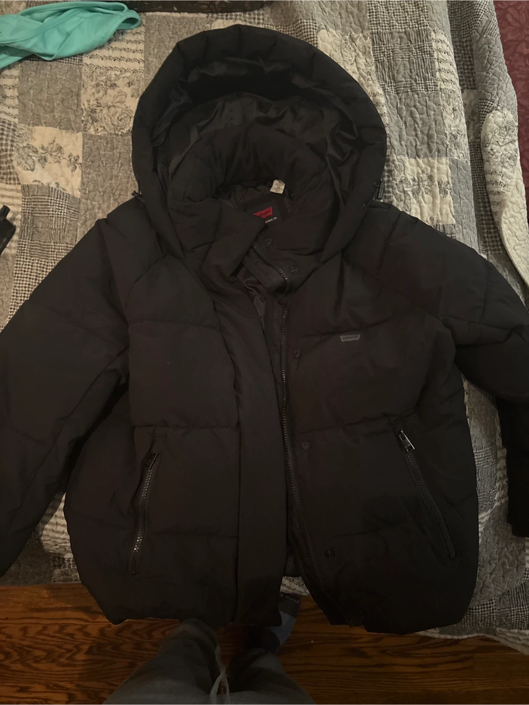 Levi's Black Puffer Jacket