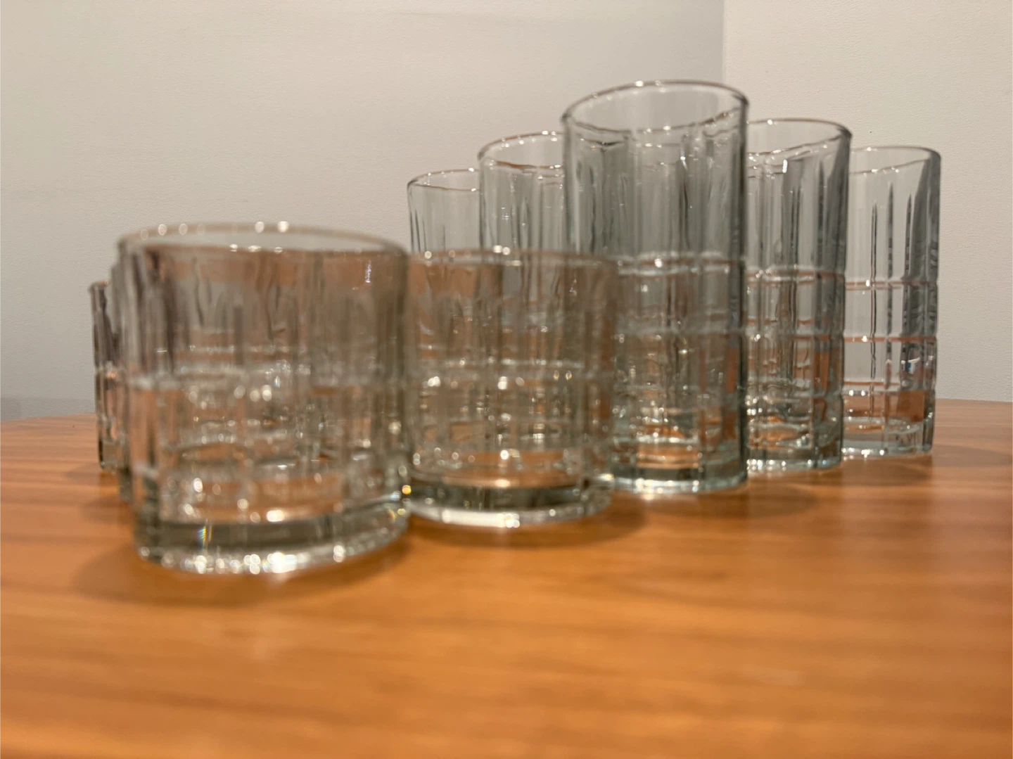 Set of 15 Drinking Glasses