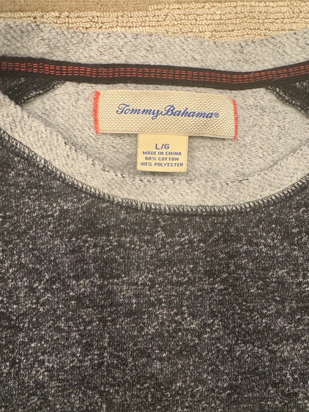 Tommy Bahama Sweater Men's Large Gray Pullover Casual Adults - photo 2