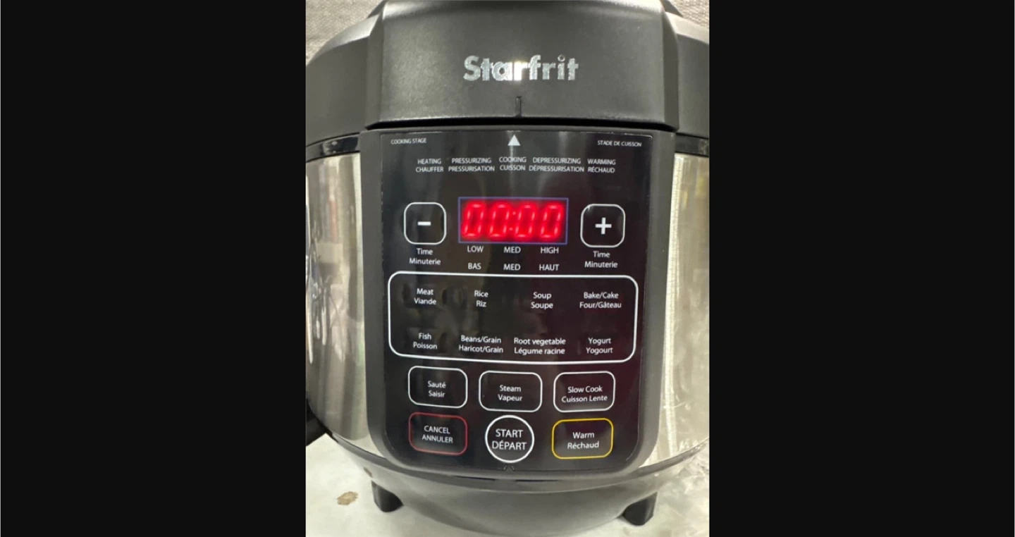 Starfrit Electric Pressure Cooker - 8L Capacity - photo 3