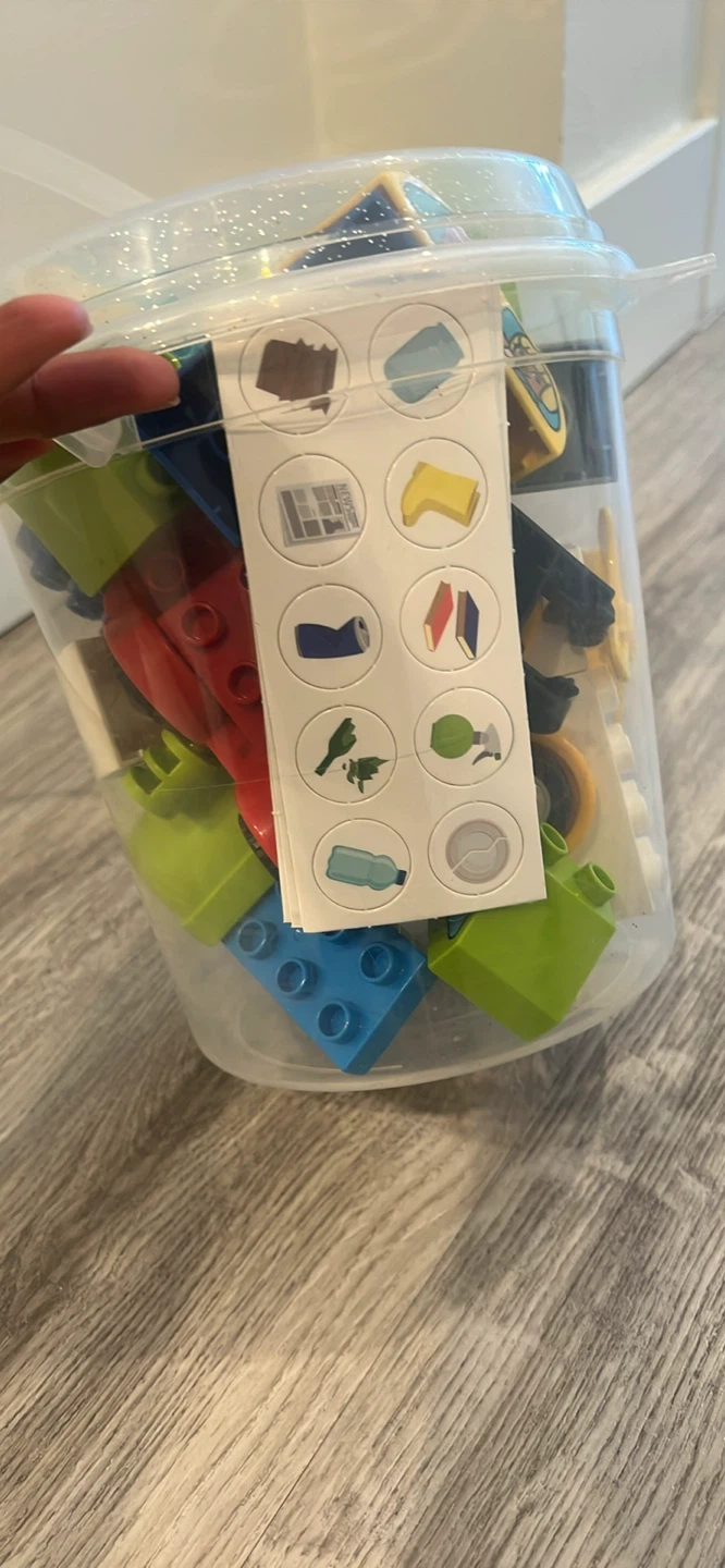 Duplo Blocks in Bucket - photo 3