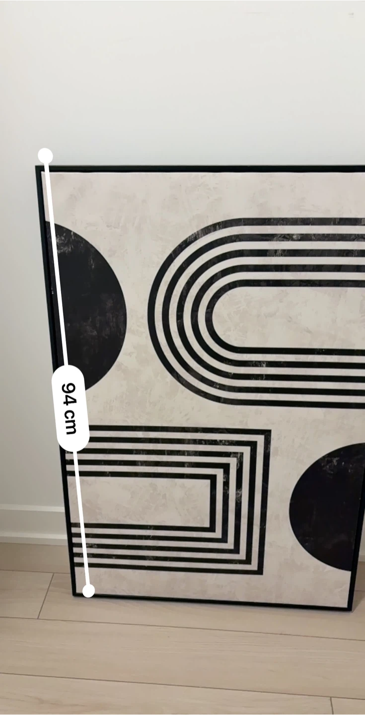 Geometric Wall Art - 94cm x 61cm - photo 5