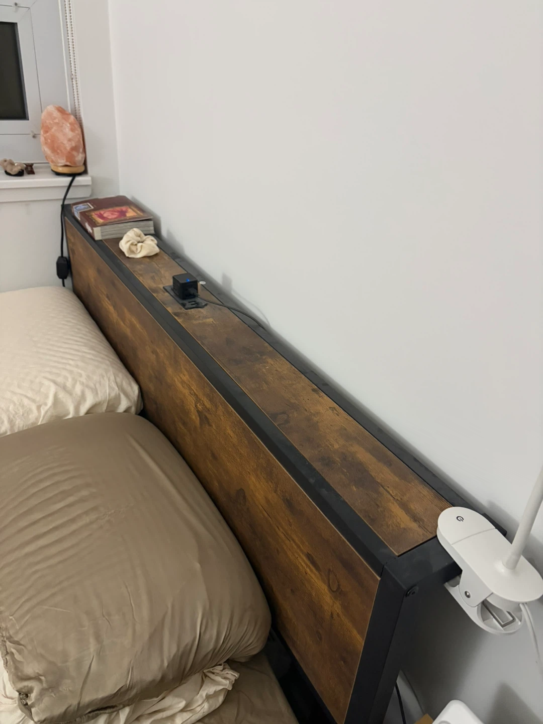 Double/full Bed Frame with Headboard - photo 2
