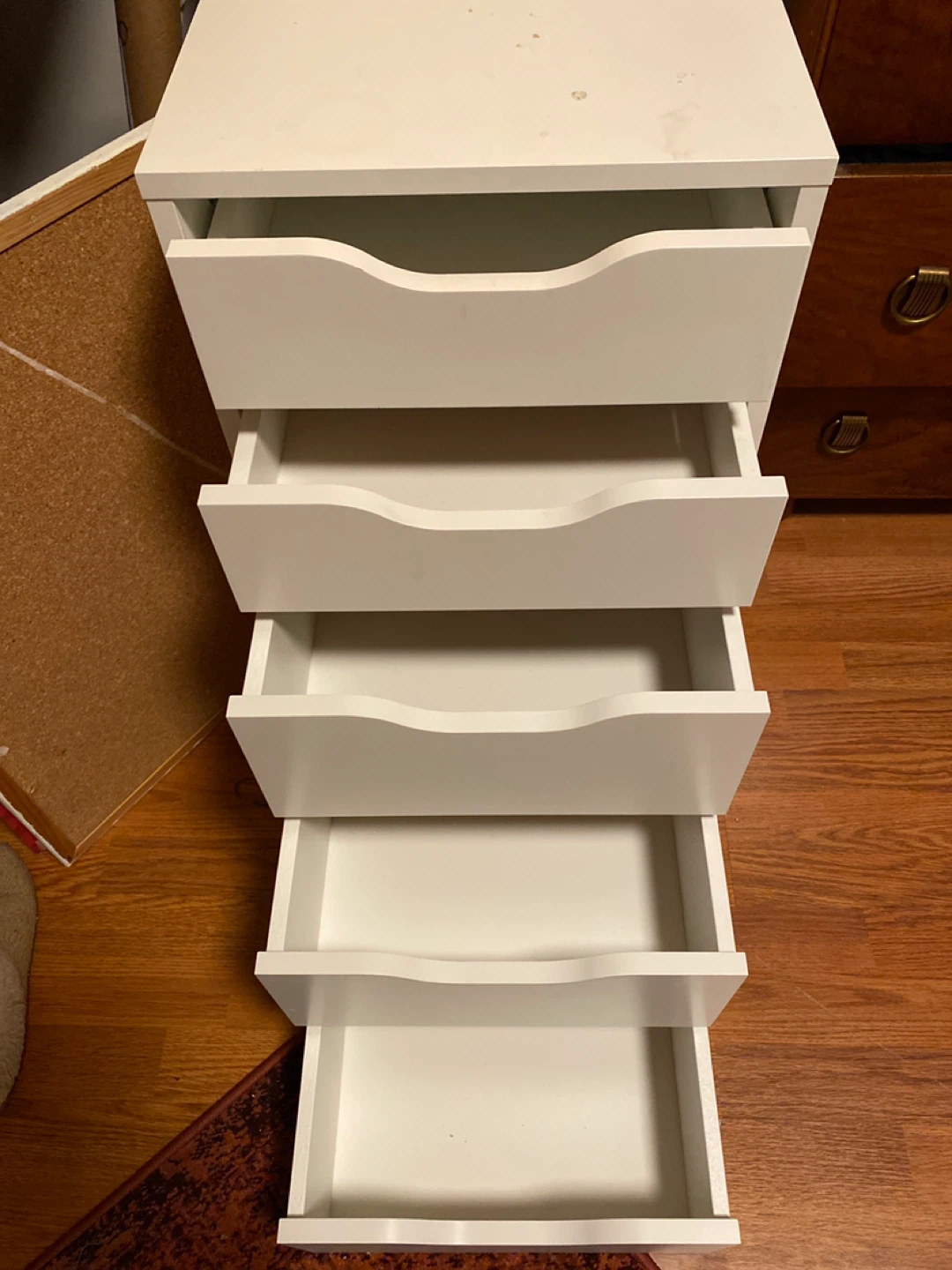 IKEA Alex 5-Drawer Unit - White - photo 2