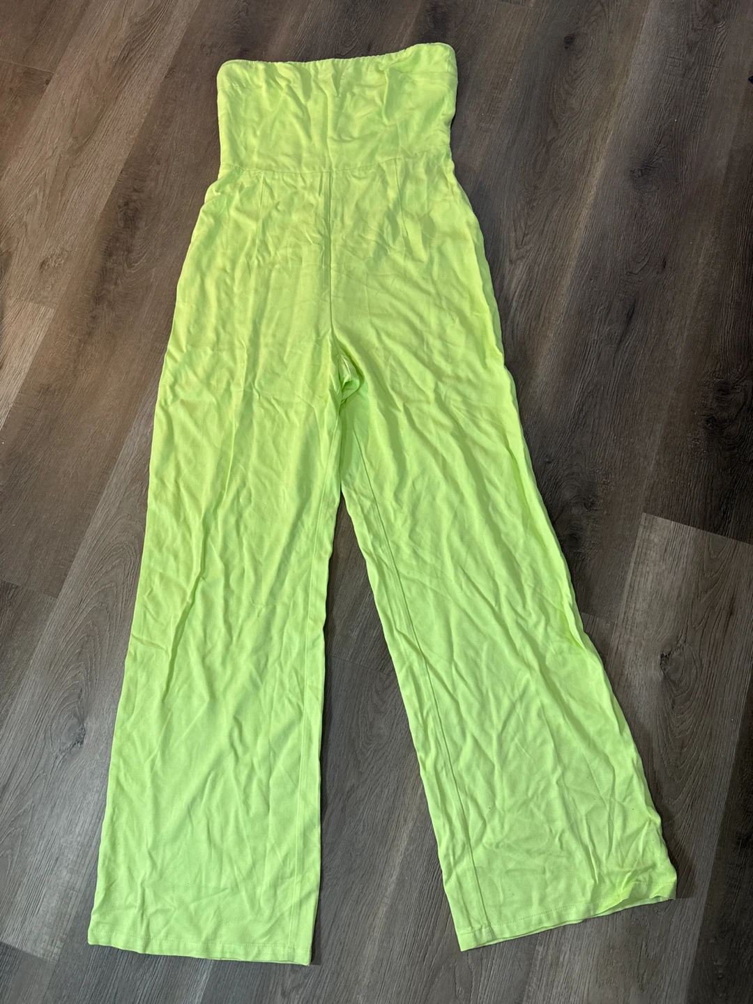 Forever 21 Neon Green Jumpsuit - Size M