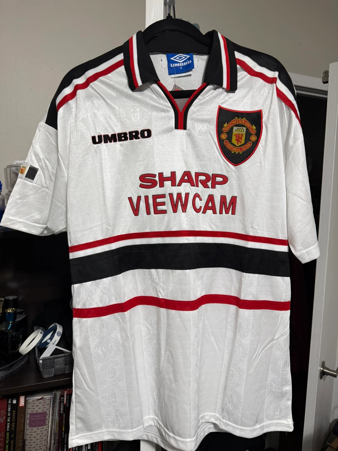 Umbro Manchester United 1990-92 Away Jersey Large