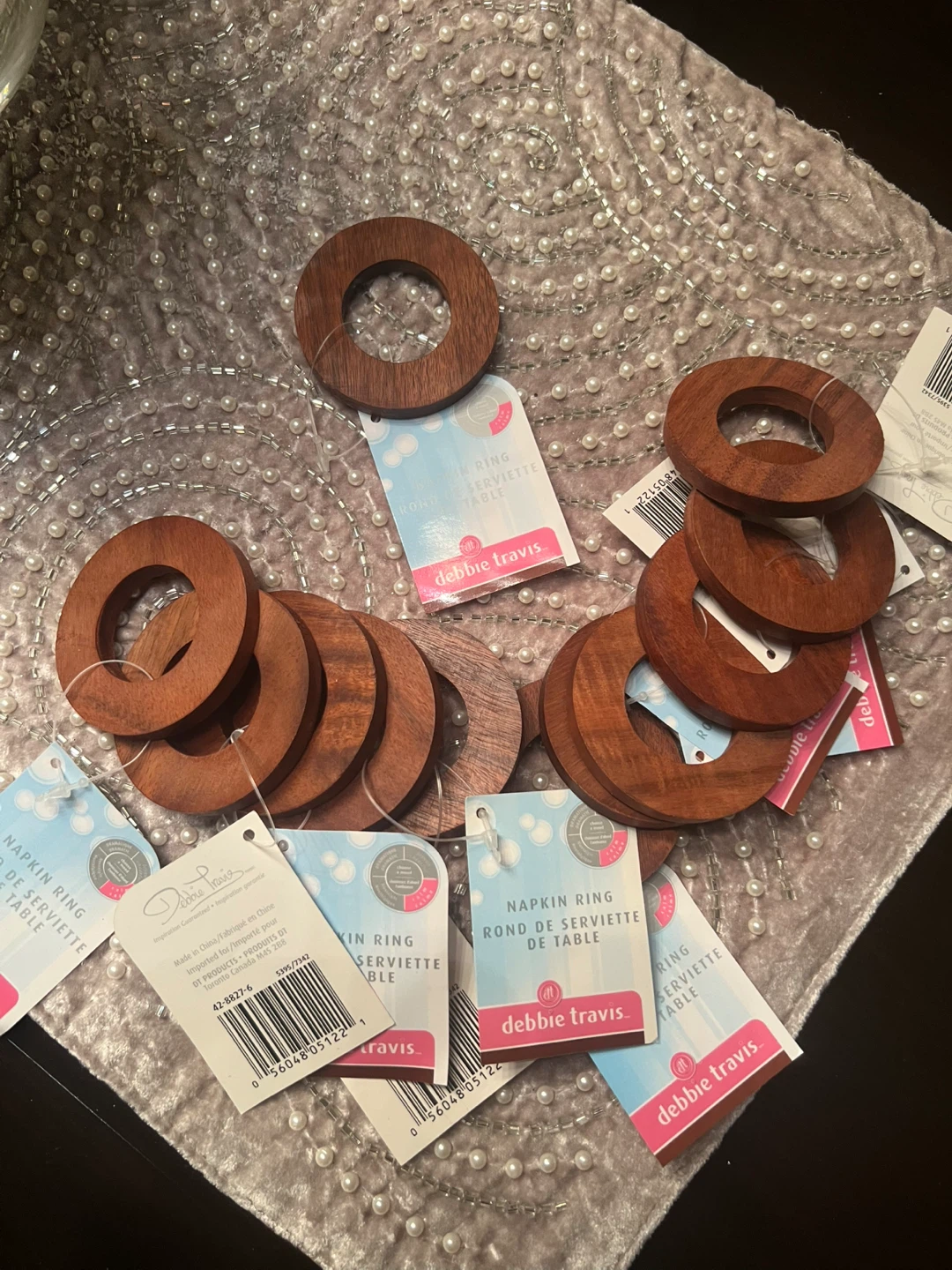 Debbie Travis Napkin Rings (Set of 12)