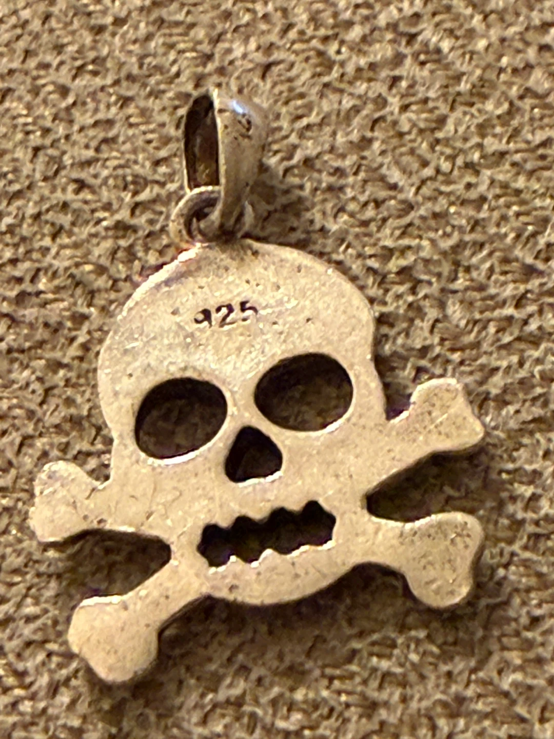 Sterling Silver Skull & Crossbones Pendant 🥕 - photo 2