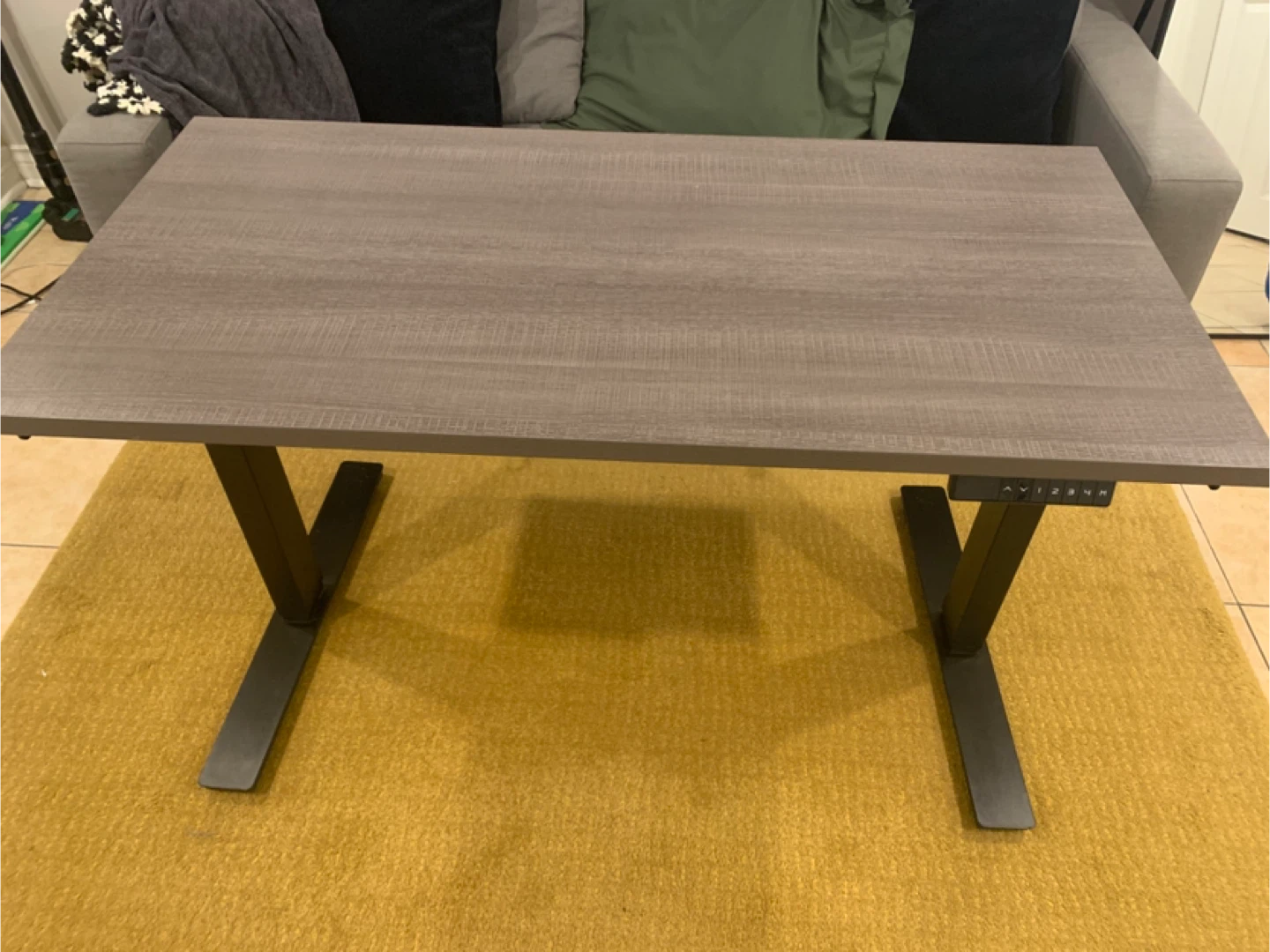Adjustable Height Desk - Grey