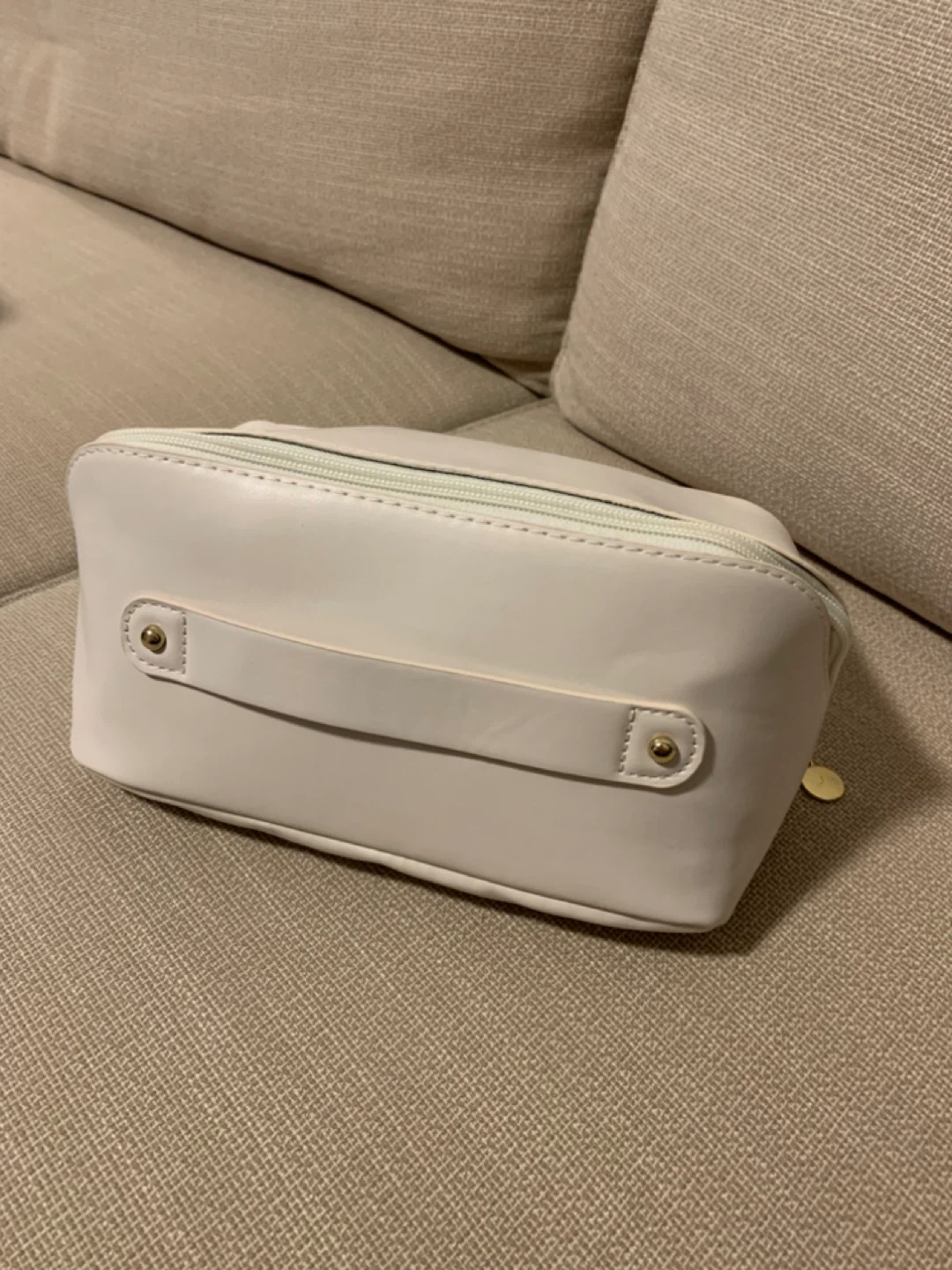 Off White Cosmetic/Travel Pouch - photo 3