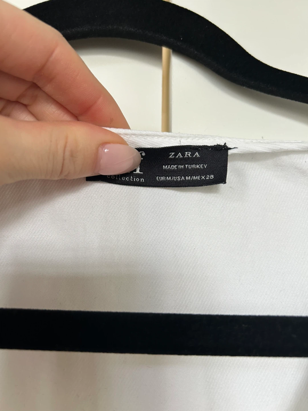 Zara White Blouse - Size M - photo 2