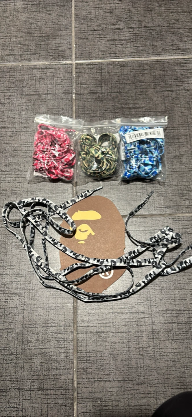 BAPE Camo Shoelaces