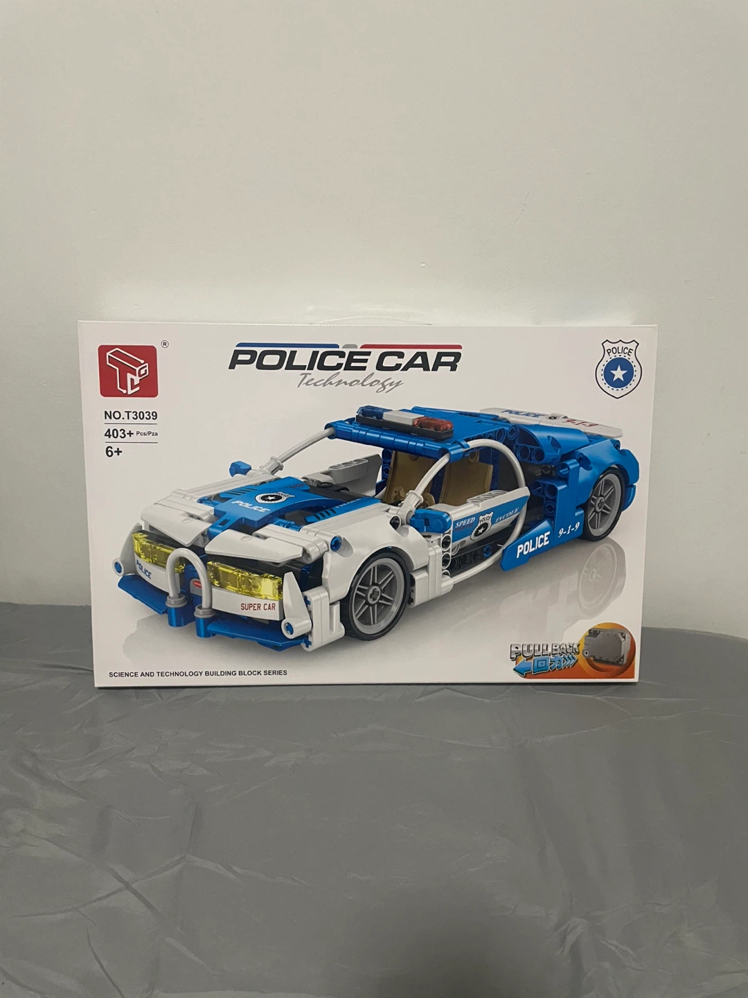 Police Car Technology Building Block Set