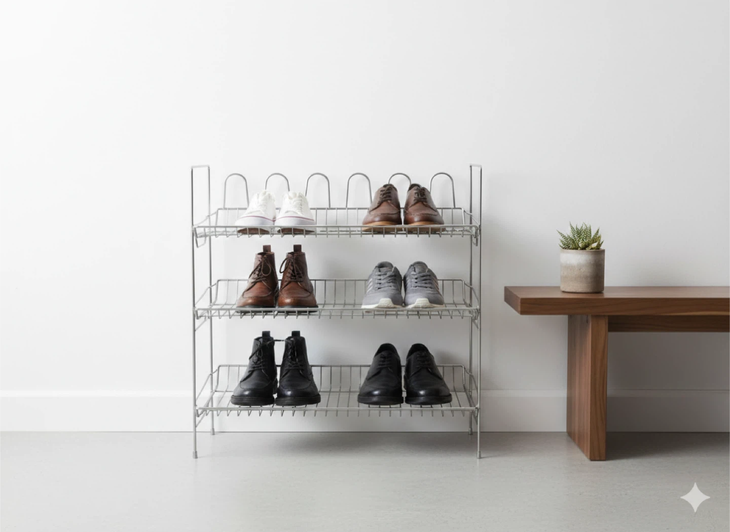 Stainless steel Shoe Rack