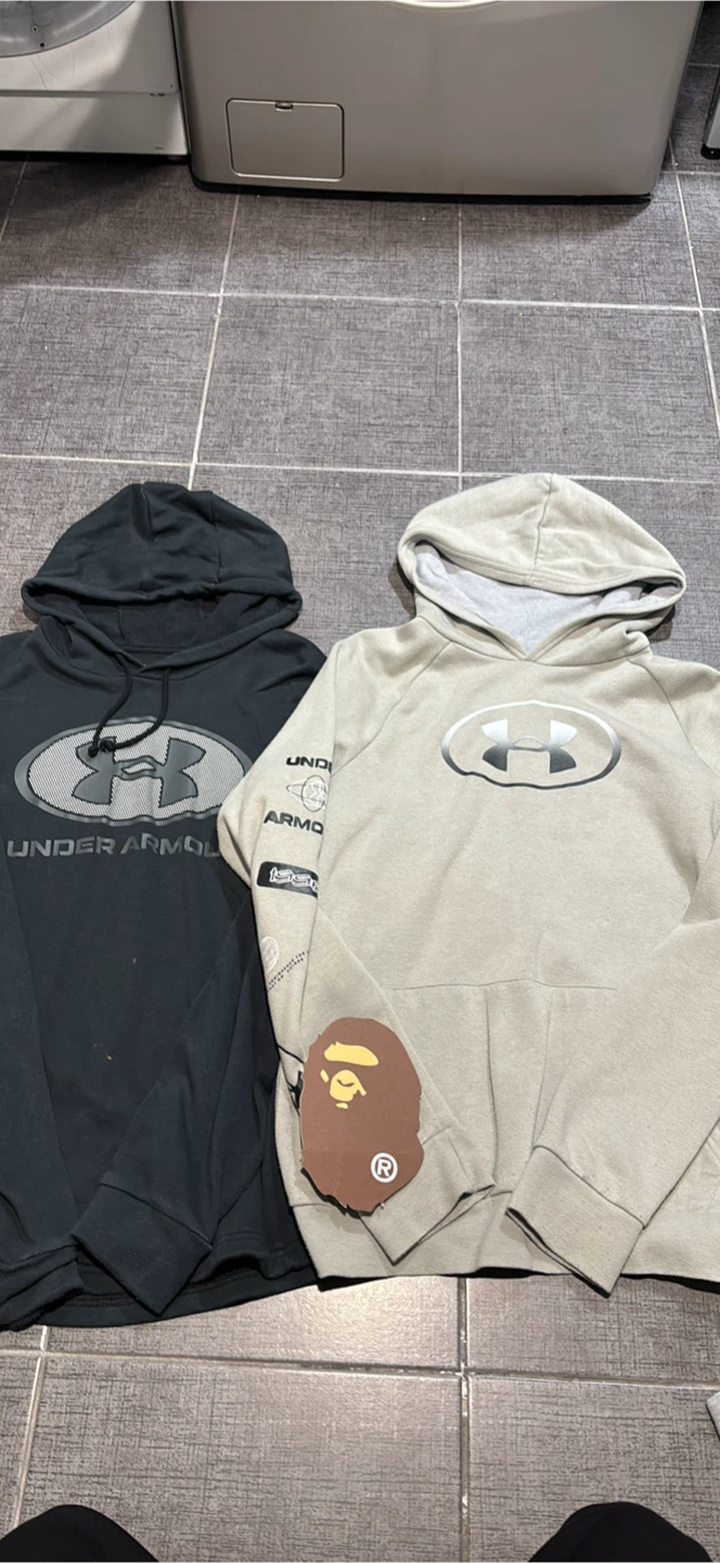 Under Armour Hoodies - Black and Beige