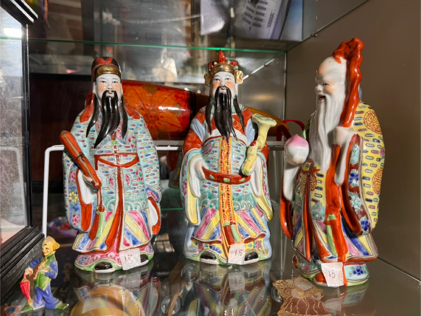 Vintage Chinese God Figurines (Set of 3) 🥕