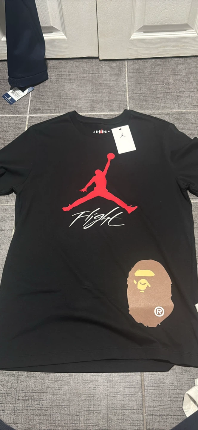 Jordan Flight Bape Black T-Shirt
