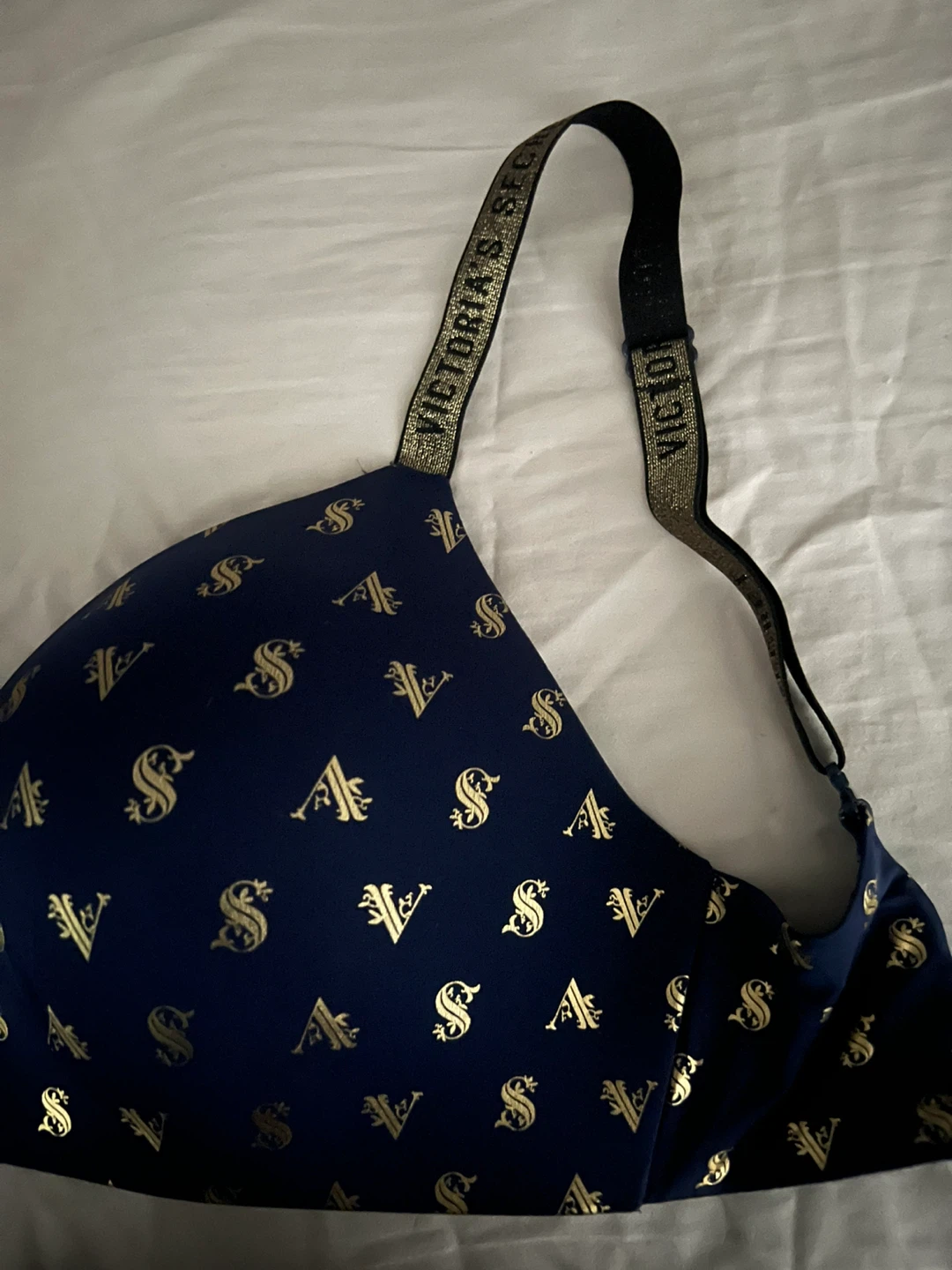Victoria's Secret Bra 32DDD Navy/Gold - photo 3