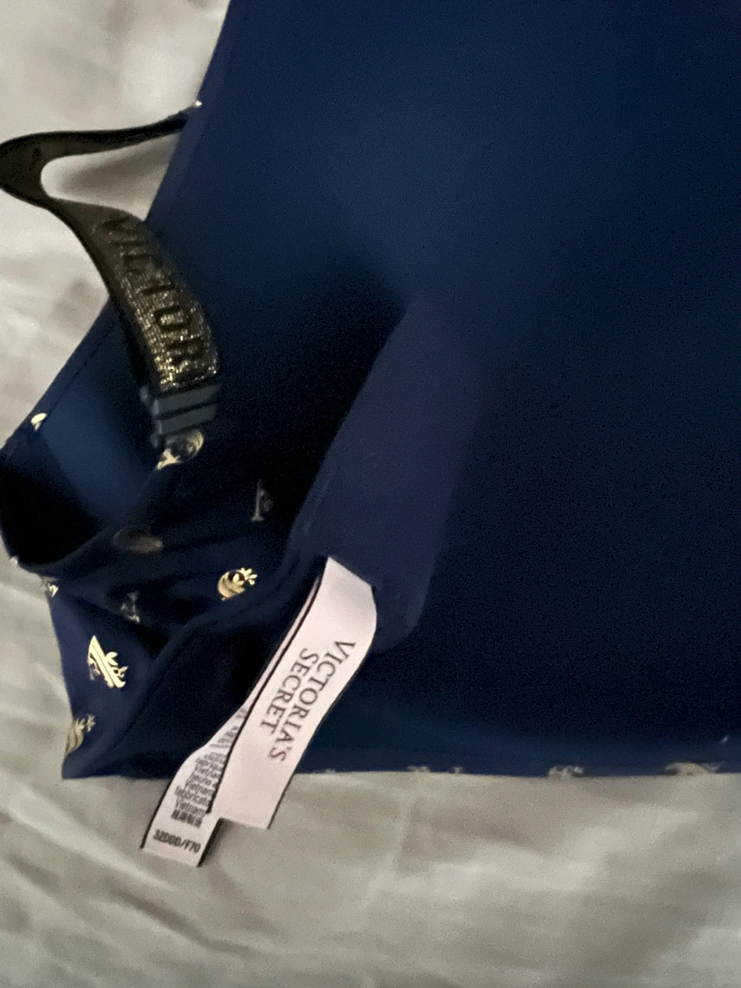 Victoria's Secret Bra 32DDD Navy/Gold - photo 4