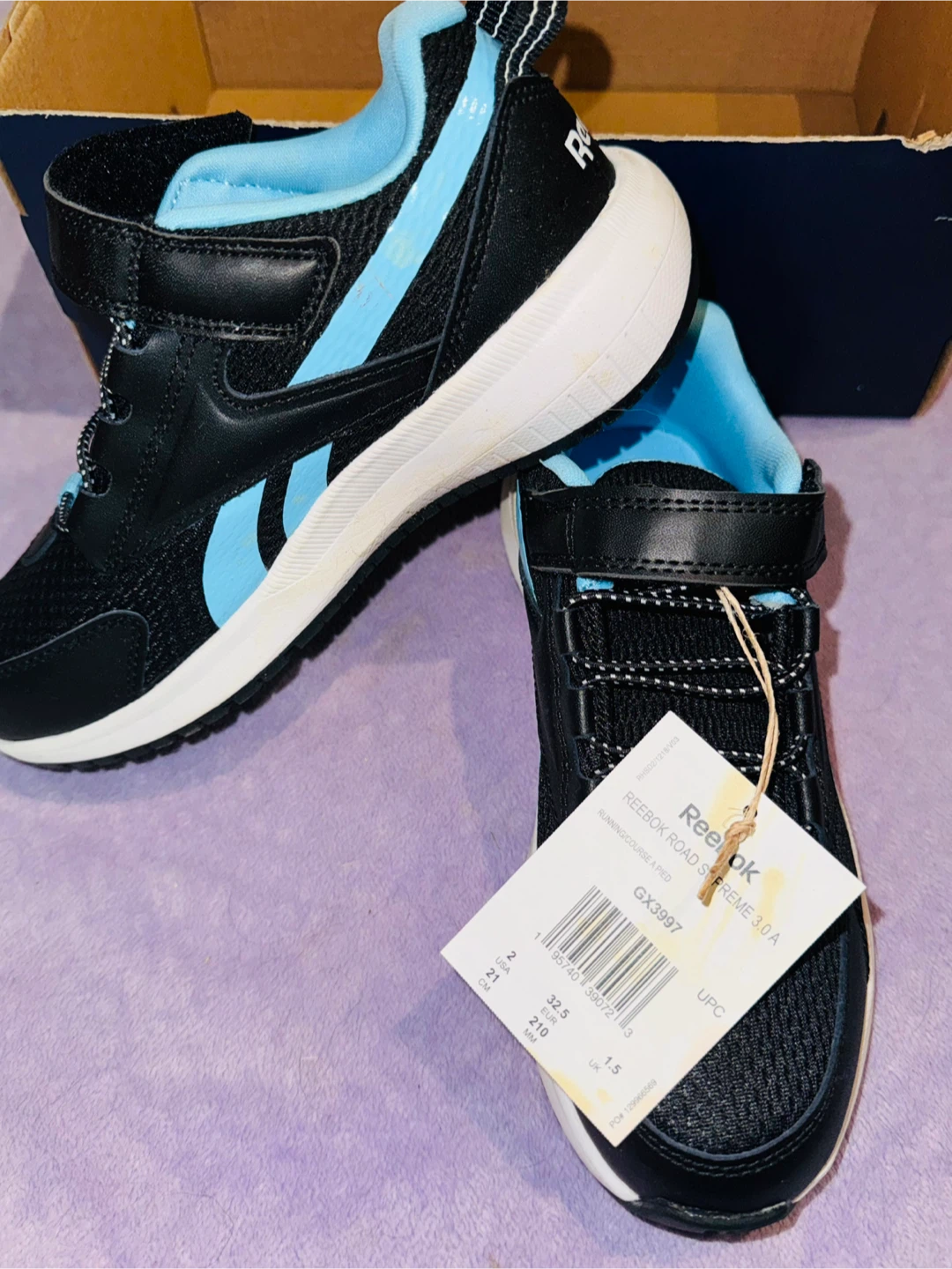 Reebok Road Supreme 3.0 A Kids Shoes - Size 2 - photo 2