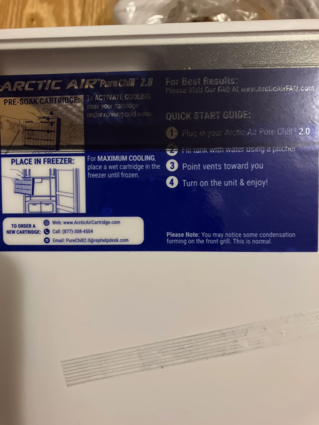 Arctic Air Pure Chill 2.0 Evaporative Air Cooler - photo 5