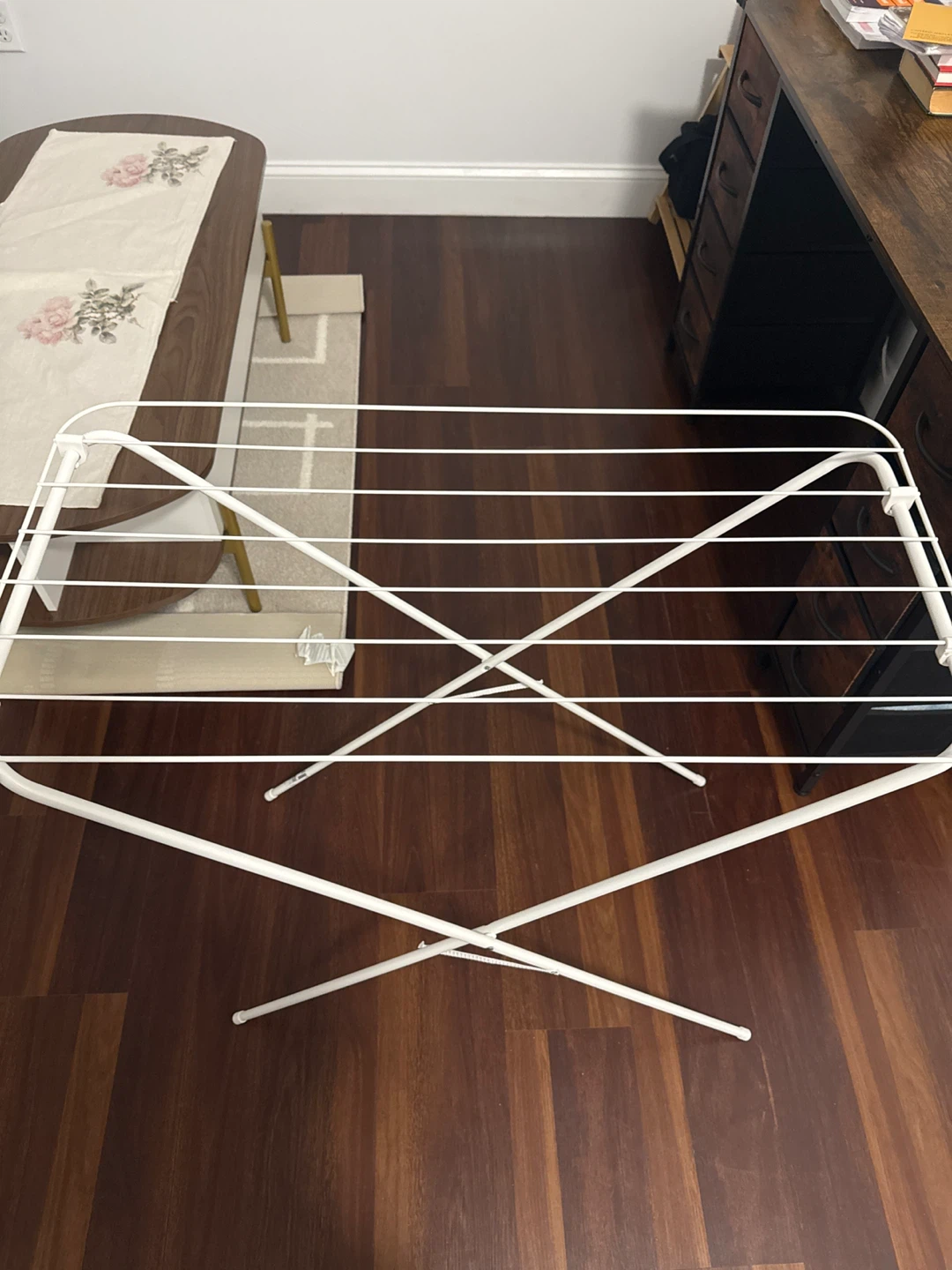 White Clothes Drying Rack