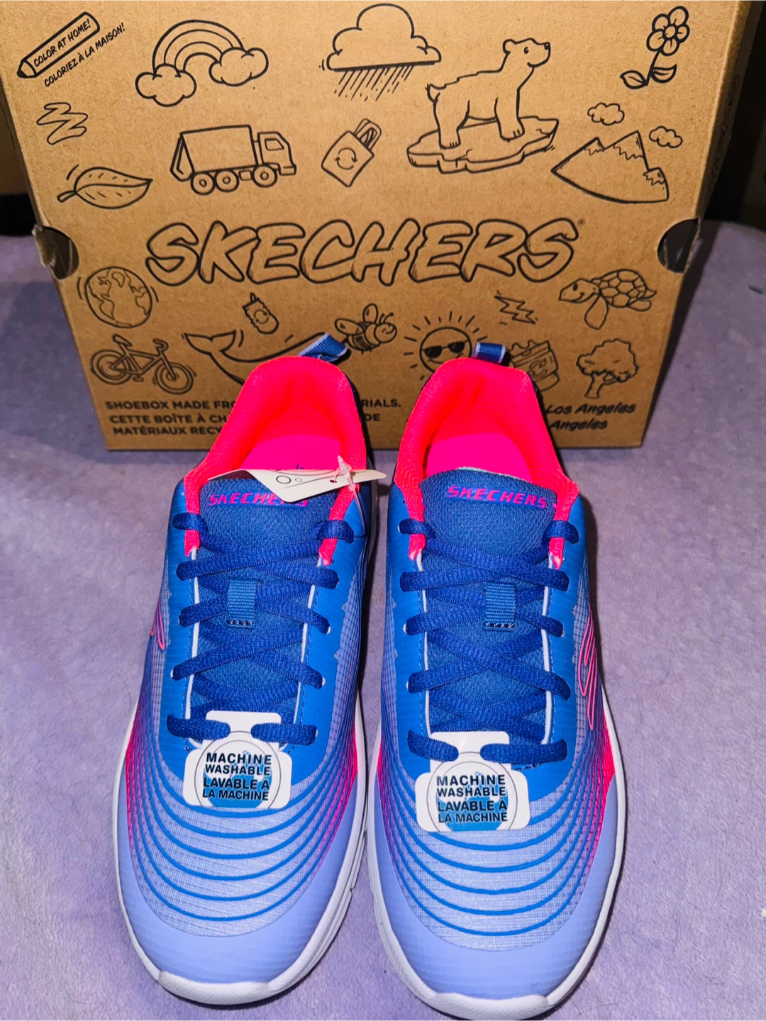 Skechers Kids' Machine Washable Sneakers - NEW