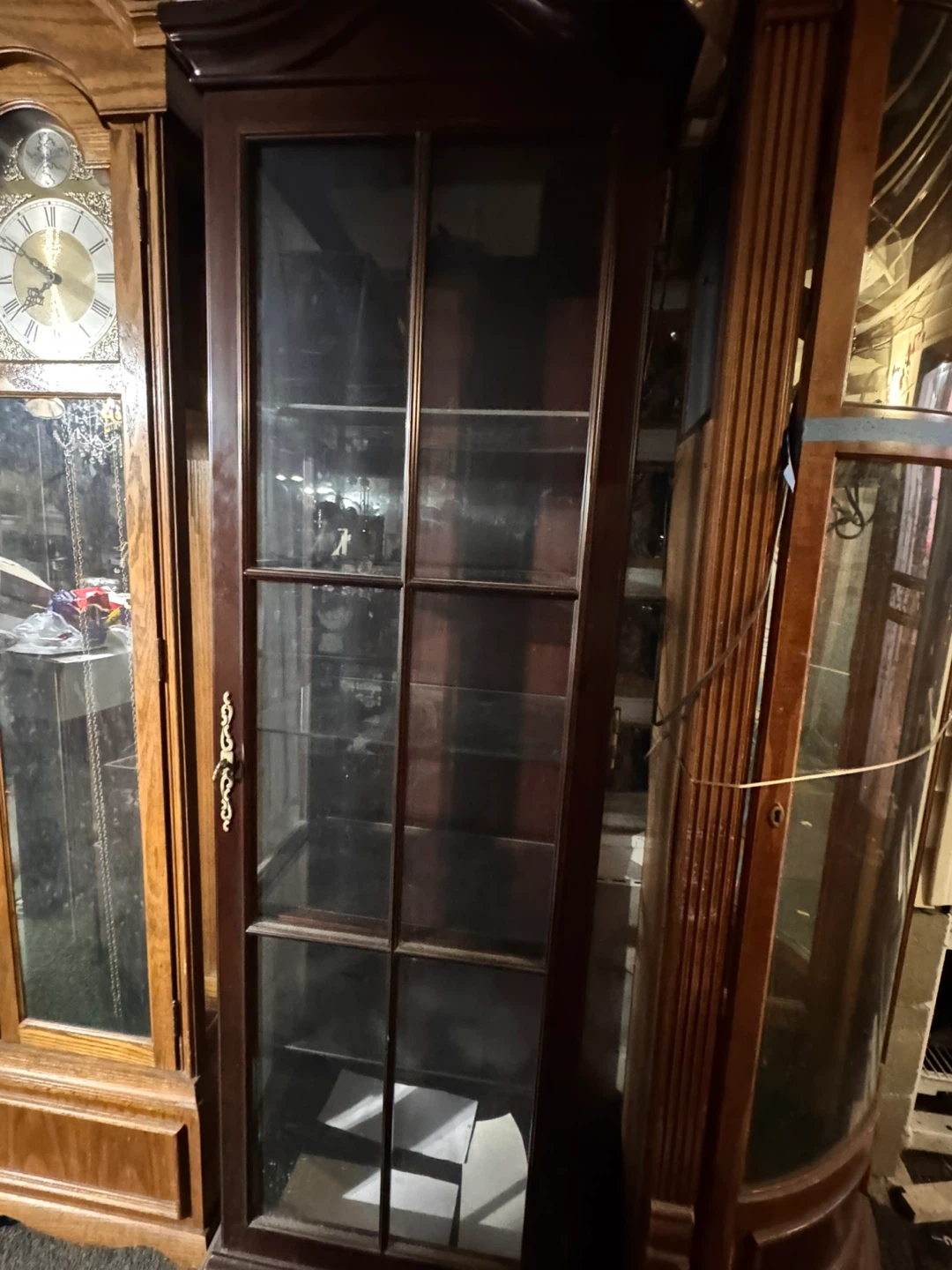 Dark Wood Display Cabinet 🥕 - photo 2