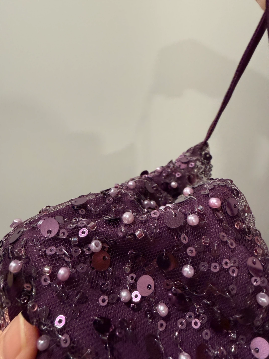 Simons Purple Sequin Top - Size M/M - photo 5